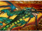 Kouzelný písek > Vládci větru - 3D létající draci > Drak fantasy zelený